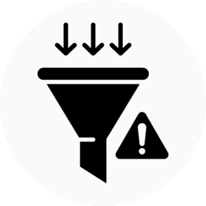Funil com Baixa Aquisição de Leads